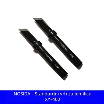 Savile XY-430 Vrhovi za lemilicu: vrh noža, ravni vrh i potkovasti vrh s kromiranom glavom (168-3CD)