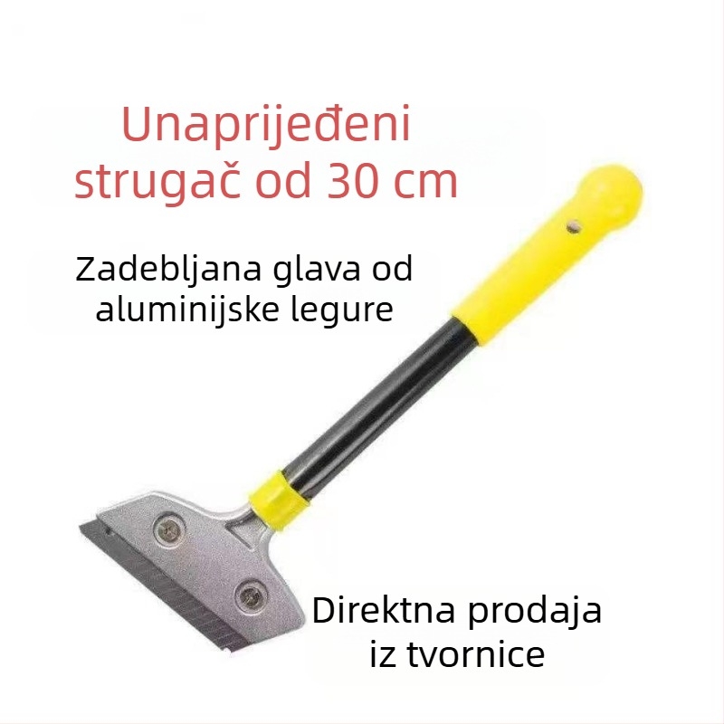 Novo model čistilni škrabac s nožem za čišćenje zidova i podova, alat za čišćenje fuge i uklanjanje ljepila
