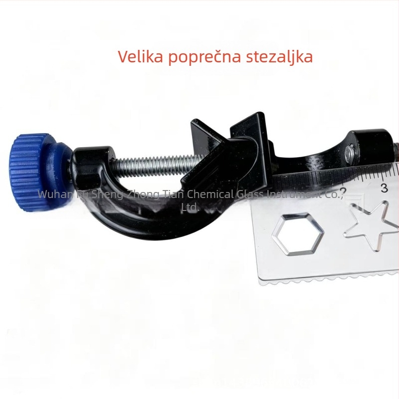 Klešta s tri čeljusti, srednje veličine držač za bočice i posude, križna klešta, klešta za bočicu s dvostrukim gornjim vijakom, univerzalna klešta, klešta za kondenzacijsku cijev, pribor za željeznu postolju