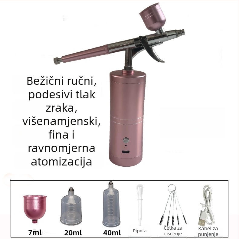Višenamjenski električni sprej pištolj za akrilne boje s okidačem za slikanje i manikuru