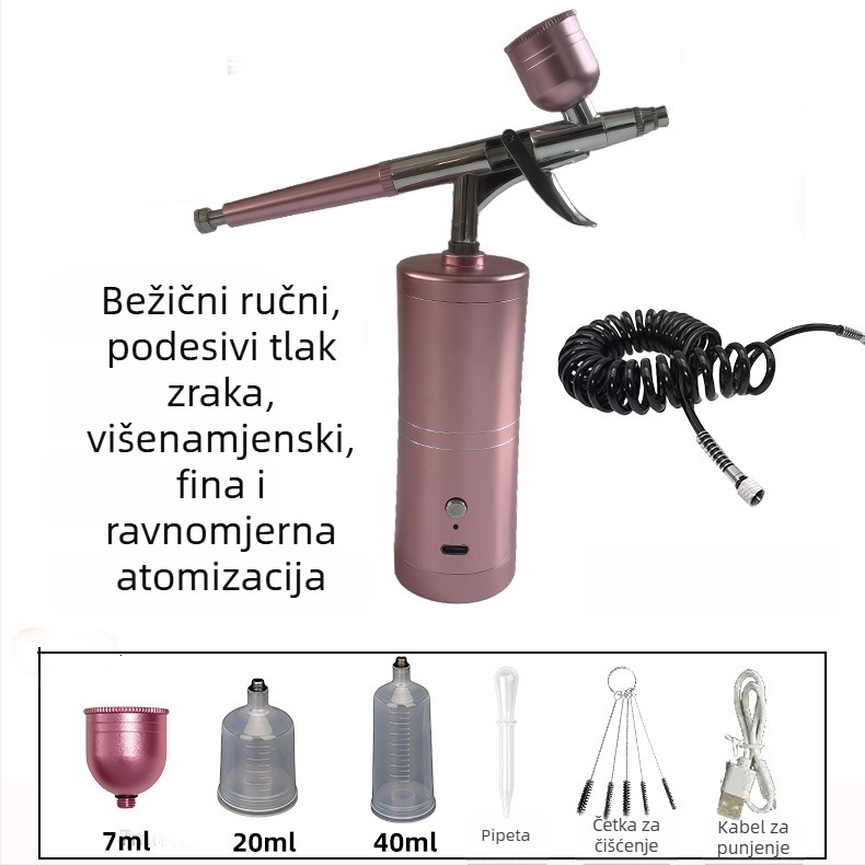 Višenamjenski električni sprej pištolj za akrilne boje s okidačem za slikanje i manikuru
