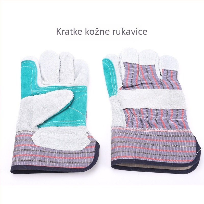 Rukavice za zavarivanje od kože bivola, otporne na toplinu i plamen, otporne na habanje, mekane, kratke i duge verzije