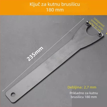 Ključ za kutnu brusilicu, ojačan – dodatna oprema za električni alat