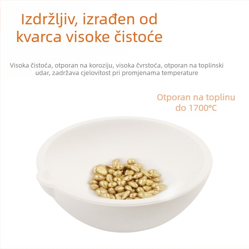 Set posuda za taljenje zlata i dragog metala: zdjela za taljenje zlata, platinske i bijelozlatne zdjele, kvarcna zdjela, kreuzet, bakar materijali, posuda za taljenje i alati za izradu nakita