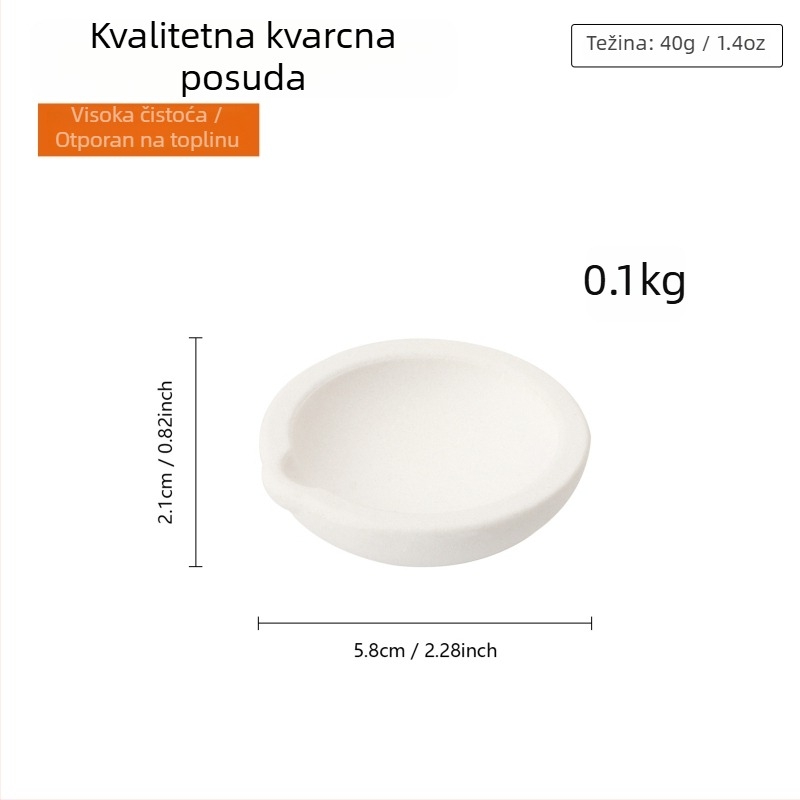 Set posuda za taljenje zlata i dragog metala: zdjela za taljenje zlata, platinske i bijelozlatne zdjele, kvarcna zdjela, kreuzet, bakar materijali, posuda za taljenje i alati za izradu nakita