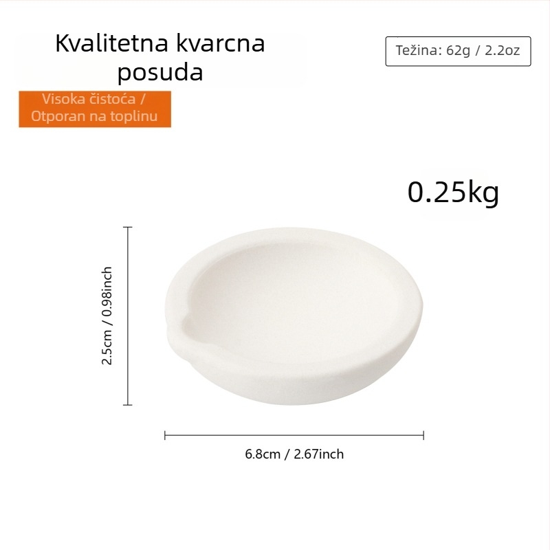 Set posuda za taljenje zlata i dragog metala: zdjela za taljenje zlata, platinske i bijelozlatne zdjele, kvarcna zdjela, kreuzet, bakar materijali, posuda za taljenje i alati za izradu nakita