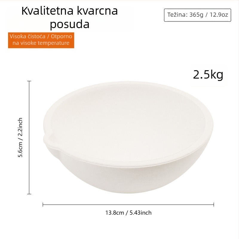 Set posuda za taljenje zlata i dragog metala: zdjela za taljenje zlata, platinske i bijelozlatne zdjele, kvarcna zdjela, kreuzet, bakar materijali, posuda za taljenje i alati za izradu nakita
