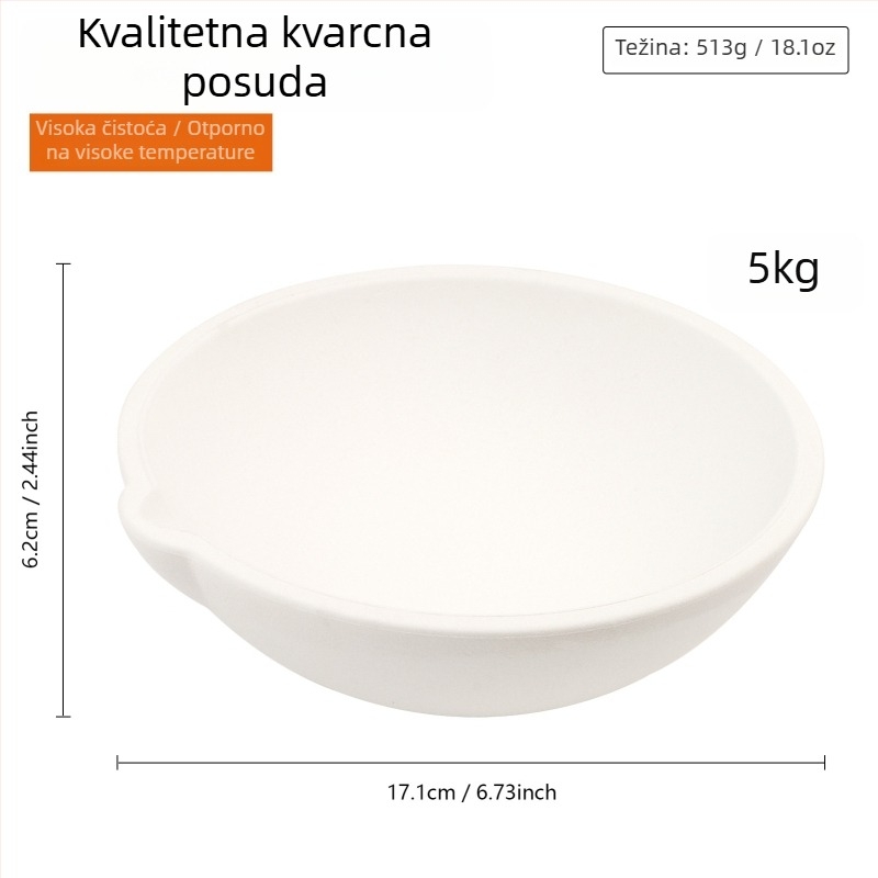 Set posuda za taljenje zlata i dragog metala: zdjela za taljenje zlata, platinske i bijelozlatne zdjele, kvarcna zdjela, kreuzet, bakar materijali, posuda za taljenje i alati za izradu nakita