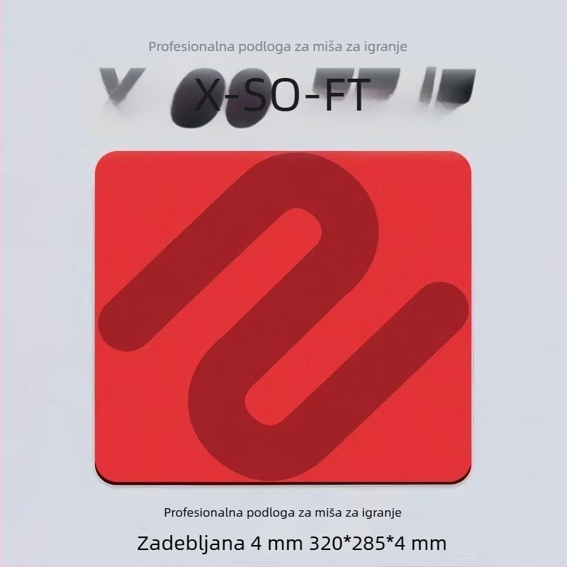 4 mm debela gaming podloga za miš, ekstra veliki FPS desk mat za CS:GO, glatko praćenje miša