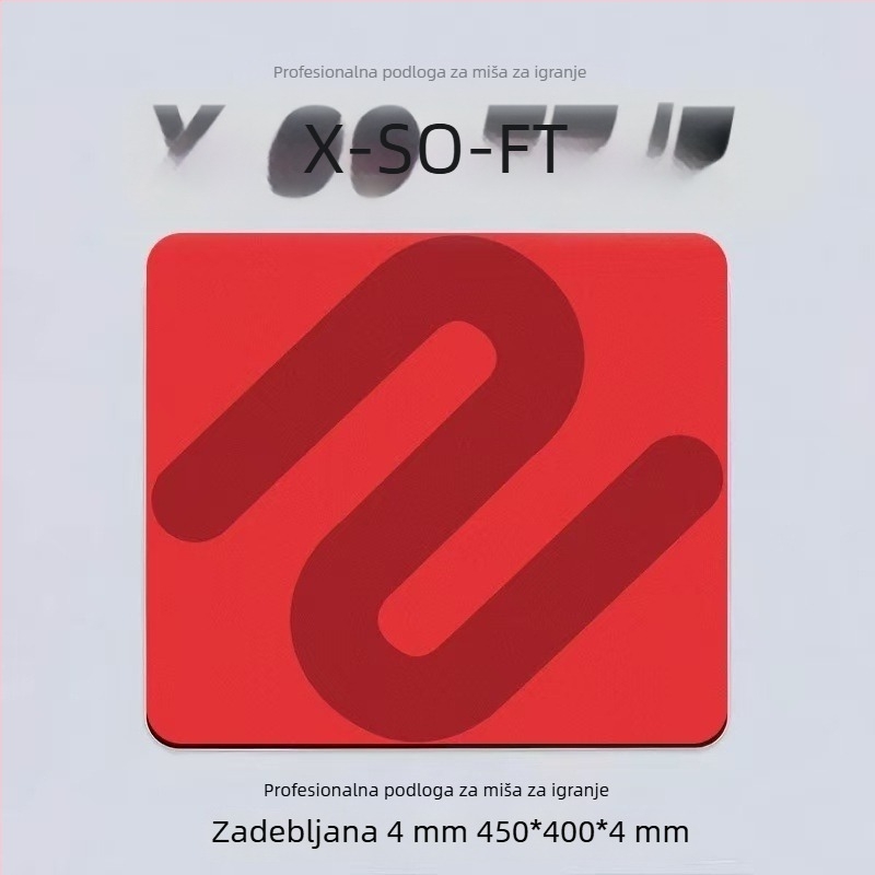 4 mm debela gaming podloga za miš, ekstra veliki FPS desk mat za CS:GO, glatko praćenje miša