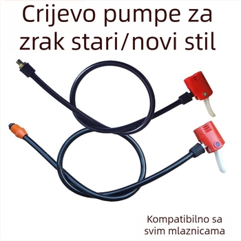 Set adaptera za pumpu bicikla – mlaznica, crijevo i konektori