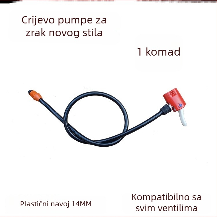 Set adaptera za pumpu bicikla – mlaznica, crijevo i konektori
