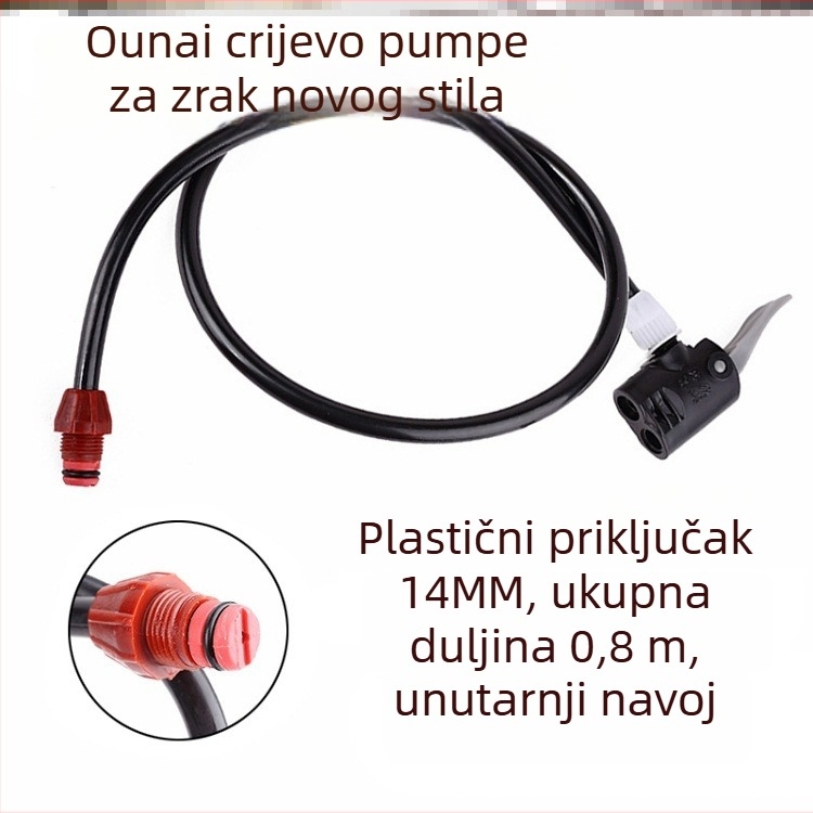 Set adaptera za pumpu bicikla – mlaznica, crijevo i konektori