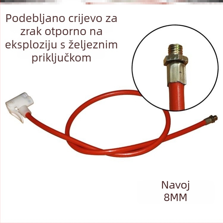 Set adaptera za pumpu bicikla – mlaznica, crijevo i konektori