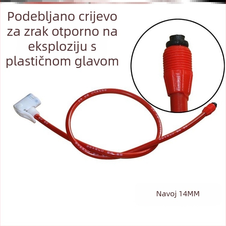 Set adaptera za pumpu bicikla – mlaznica, crijevo i konektori