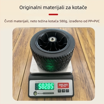 Kotači za kampiranje s ležajevima, sklopivi gumeni kotači, šire i deblje