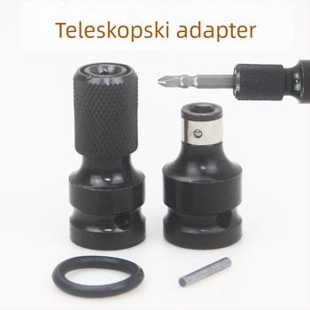 East and Električni odvijač s teleskopskim elastičnim kućištem za konverziju, hex konverter, 1/2" pogon, 1/4" hex alat