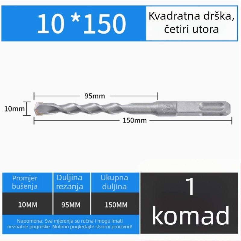 Adapter za čekić i električni odvijač, s 1/2-inčnim kvadratnim priključkom