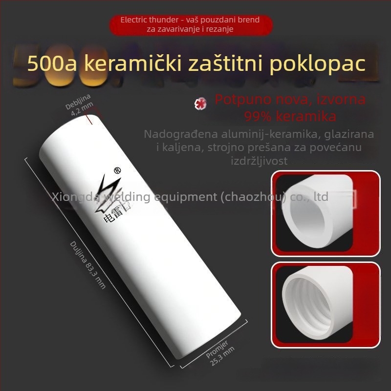 Novi keramički plinski zaštitni štitnik i mlaznica za zavarivanje 200A/350A/500A MIG pištolj – 15AK dodataka
