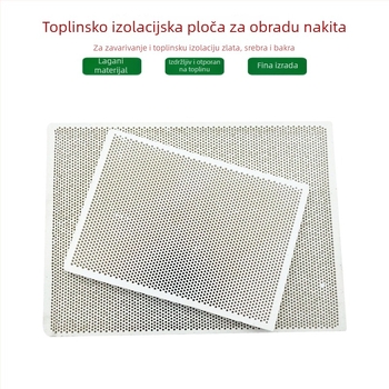Opeka otporna na visoke temperature s ćelijskom strukturom, kvadratna stanica za lemljenje sa šest nogu, prozračna ploča za lemljenje, izolacijska pločica za nakit
