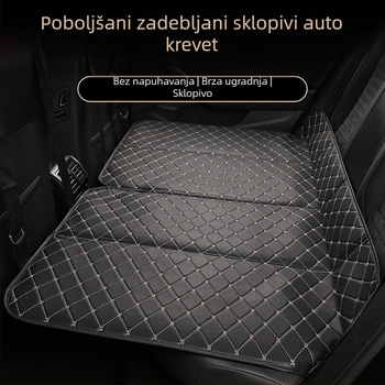 Sklopivo automobilno ležište bez pumpe — madrac za spavanje na stražnjoj klupi, putovanja i kampiranje
