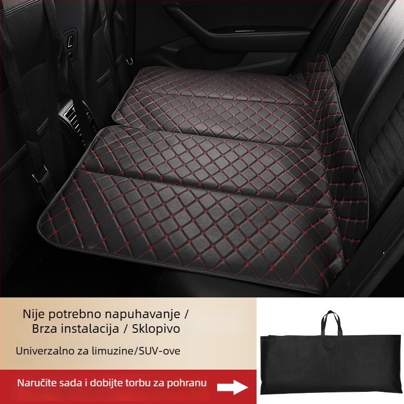 Sklopivo automobilno ležište bez pumpe — madrac za spavanje na stražnjoj klupi, putovanja i kampiranje