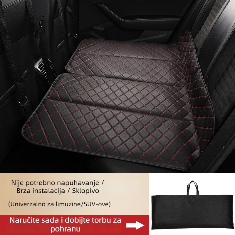 Sklopivo automobilno ležište bez pumpe — madrac za spavanje na stražnjoj klupi, putovanja i kampiranje