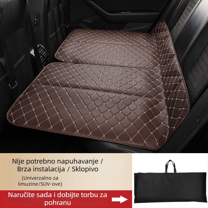 Sklopivo automobilno ležište bez pumpe — madrac za spavanje na stražnjoj klupi, putovanja i kampiranje