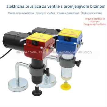 Električna mašina za brušenje automobilskih ventila