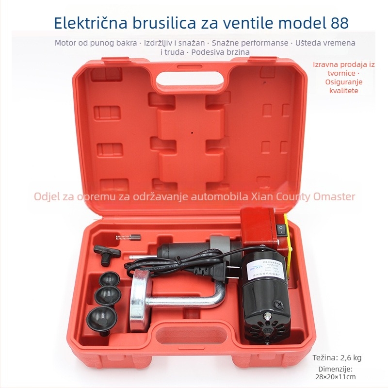 Električna mašina za brušenje automobilskih ventila