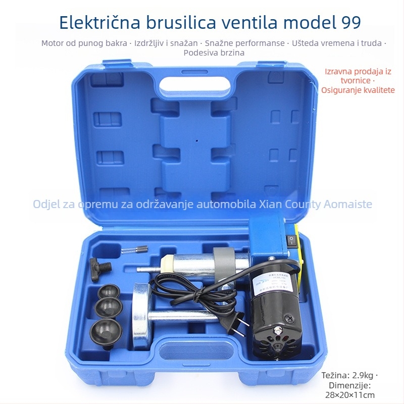 Električna mašina za brušenje automobilskih ventila