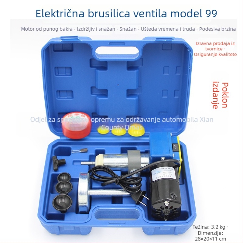 Električna mašina za brušenje automobilskih ventila