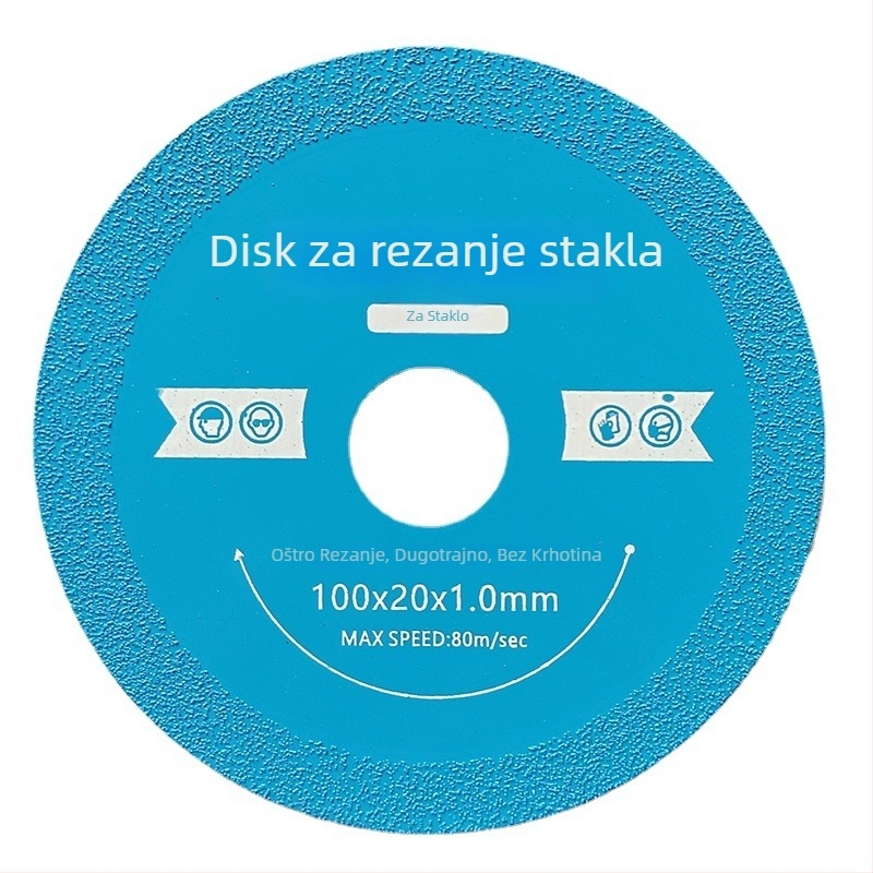 Dijamantni disk za rezanje i završnu obradu kamenih ploča te ultratankog stakla