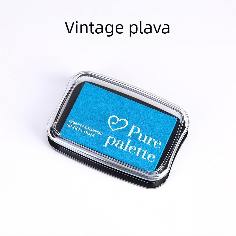 Set tinte za otiske u vintage bojama, sedam boja, otporne na izblijedivanje, kreativni otisci tinte