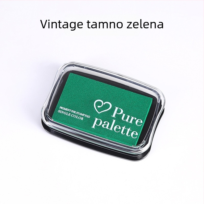 Set tinte za otiske u vintage bojama, sedam boja, otporne na izblijedivanje, kreativni otisci tinte