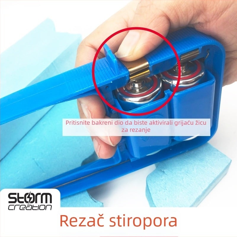 Veliki rezac pjene s električnim vrućim žicom za DIY modele i KT ploče od pjene