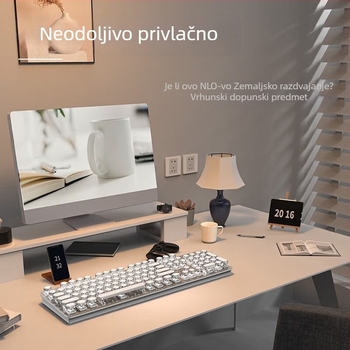 RS6 Žični set mehaničke tipkovnice i miša, plavi i crni prekidači, za gaming i ured