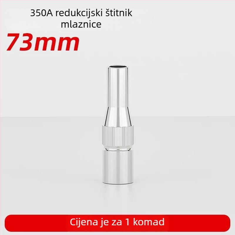 Smanjujuća mlaznica za MIG pištolj, 350A, 70 mm konusna, produžena vodljiva mlaznica