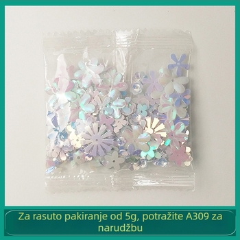 Cvijet s motivom sunca, stil mixt, s 10 mm štrasom i kristalnim ukrasnim punilom za smolu
