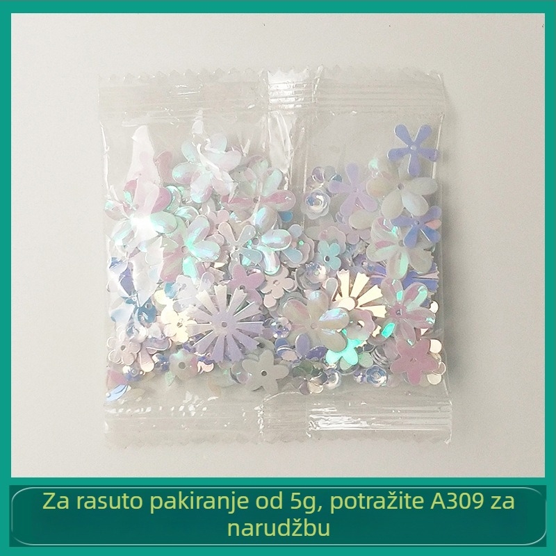 Cvijet s motivom sunca, stil mixt, s 10 mm štrasom i kristalnim ukrasnim punilom za smolu