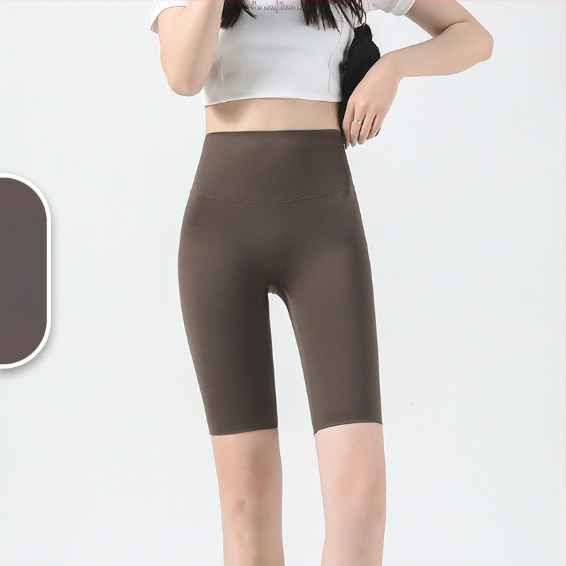 Ženske capri joga hlače Sharkskin, uske elastične legging trenirke za fitness i biciklizam