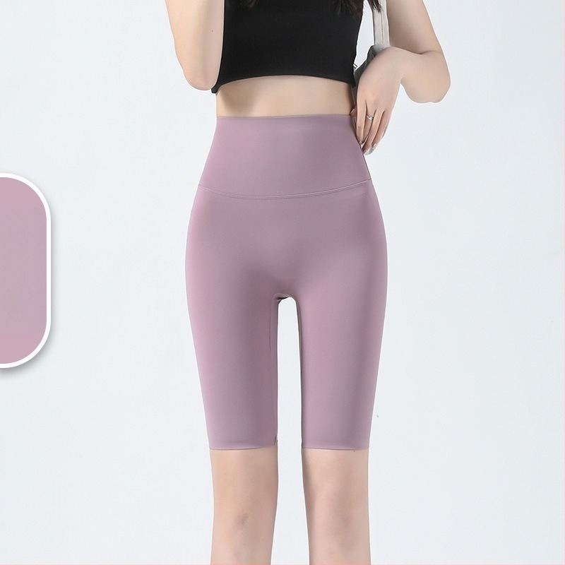 Ženske capri joga hlače Sharkskin, uske elastične legging trenirke za fitness i biciklizam