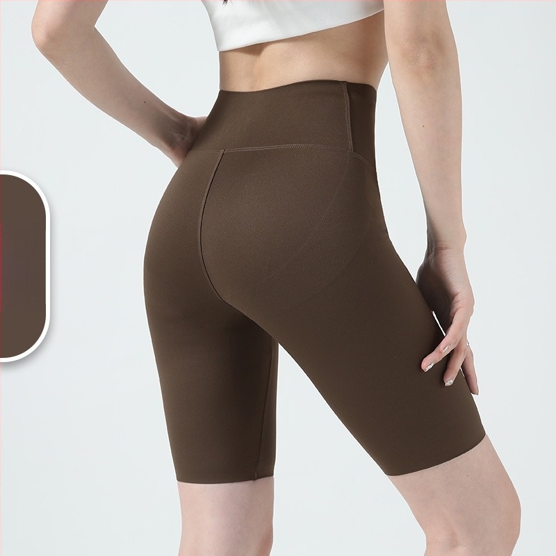 Ženske capri joga hlače Sharkskin, uske elastične legging trenirke za fitness i biciklizam