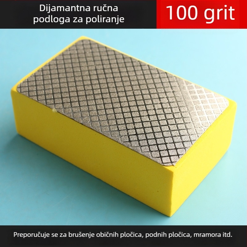 Diamantski alat za završnu obradu rubova pločica: poliranje i oblikovanje rubova na staklu, drvu, škriljevcu i mramoru