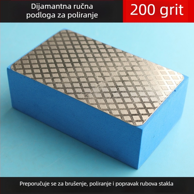 Diamantski alat za završnu obradu rubova pločica: poliranje i oblikovanje rubova na staklu, drvu, škriljevcu i mramoru