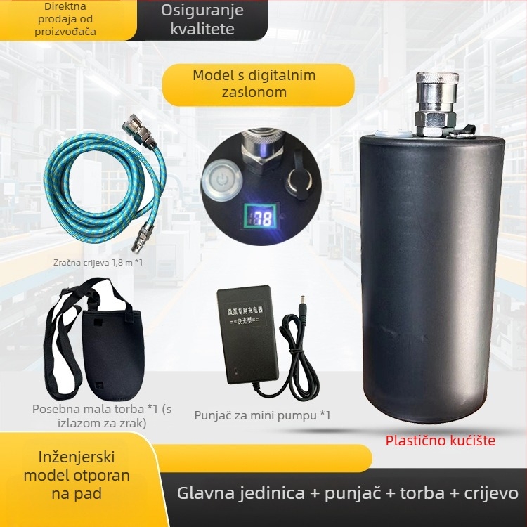 Litij-baterijska mikro pumpa za električni sprej pištolj, pumpa za boju za popravak namještaja i kompaktna pumpa za zrak