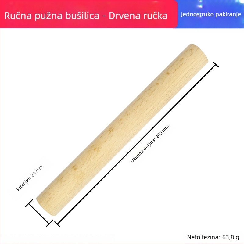 Ručna drvena bušilica za vanjsku upotrebu, ručno uvijajuća spiralna bušilica za preživljavanje u prirodi, višenamjenska bušilica za kružne otvore u vlažnom drvu