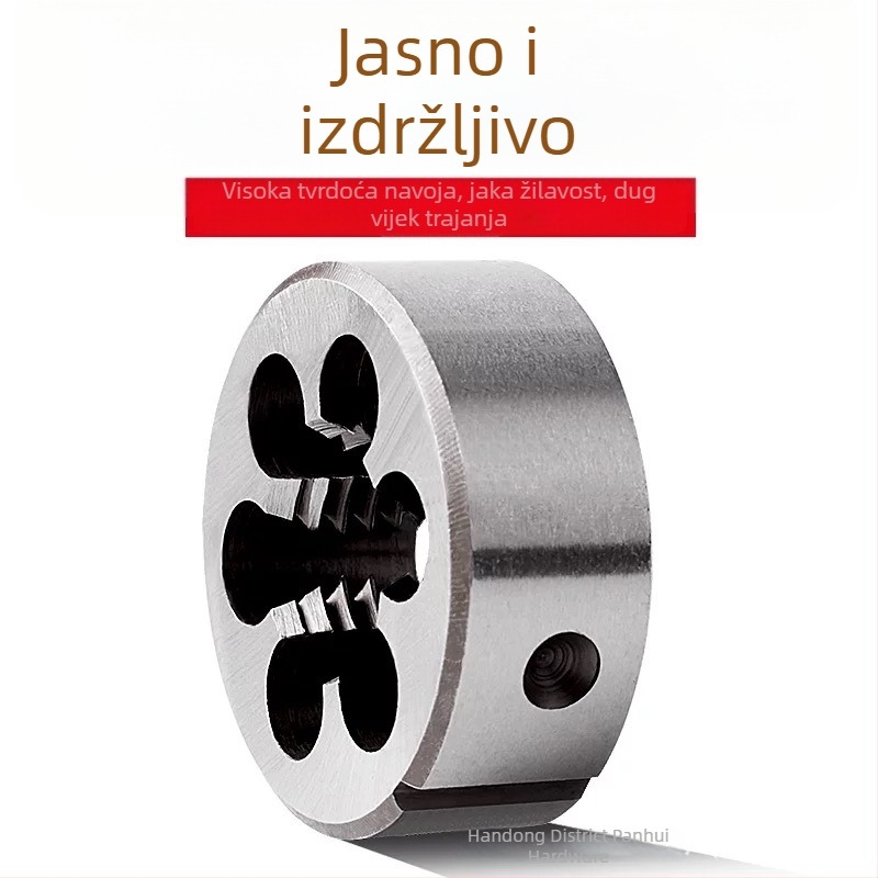 Kružna die za vanjsku nit, gruba i fina nit, ručni, M3–M12