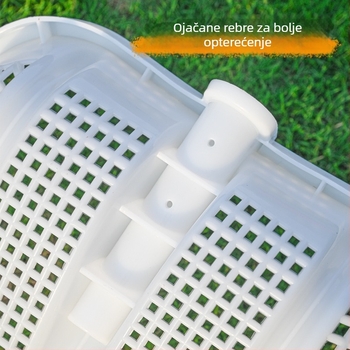 Plastična šuplja lopata s ojačanim sitom za kikiriki, lopata za tlo i velika lopata za kukuricu; lopata za brod i ribu