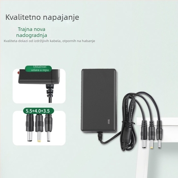 Napajajući kabel adapter za robota usisavača za čišćenje poda, kompatibilan s 5V, 8.4V, 12.6V, 18V, 19V, 24V, 25V i 26V
